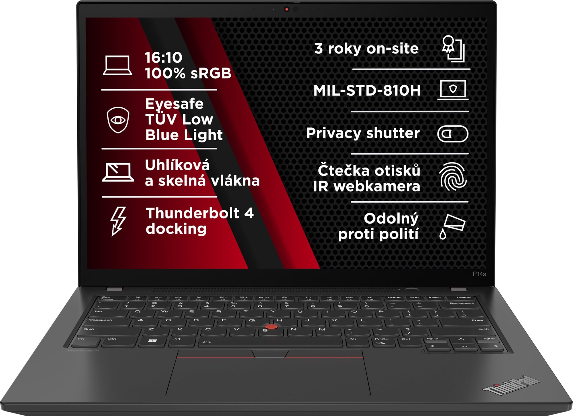 Lenovo ThinkPad P14s Gen 4 Villi Black Notebook