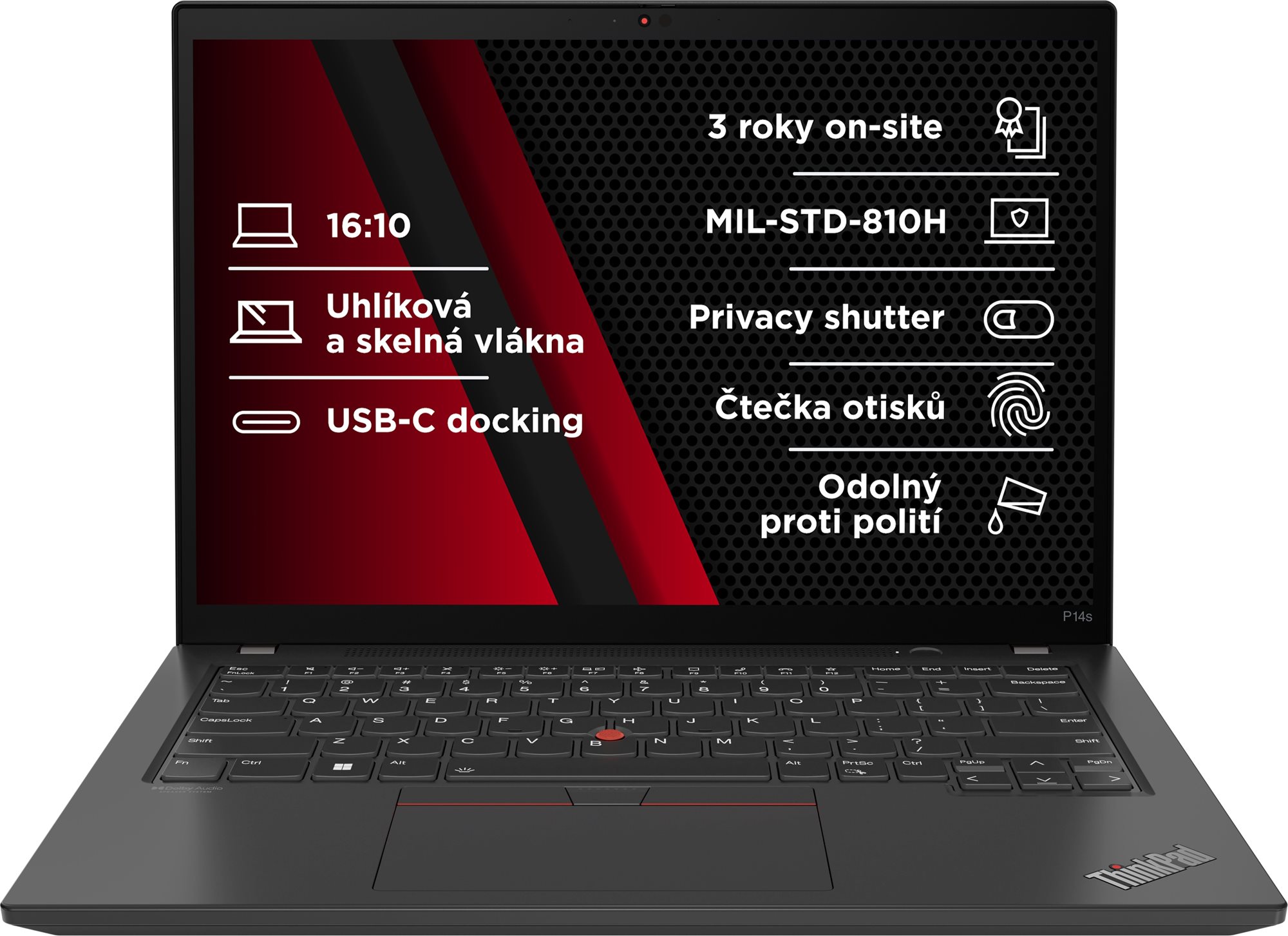Lenovo ThinkPad P14s Gen 4 Villi Black Notebook
