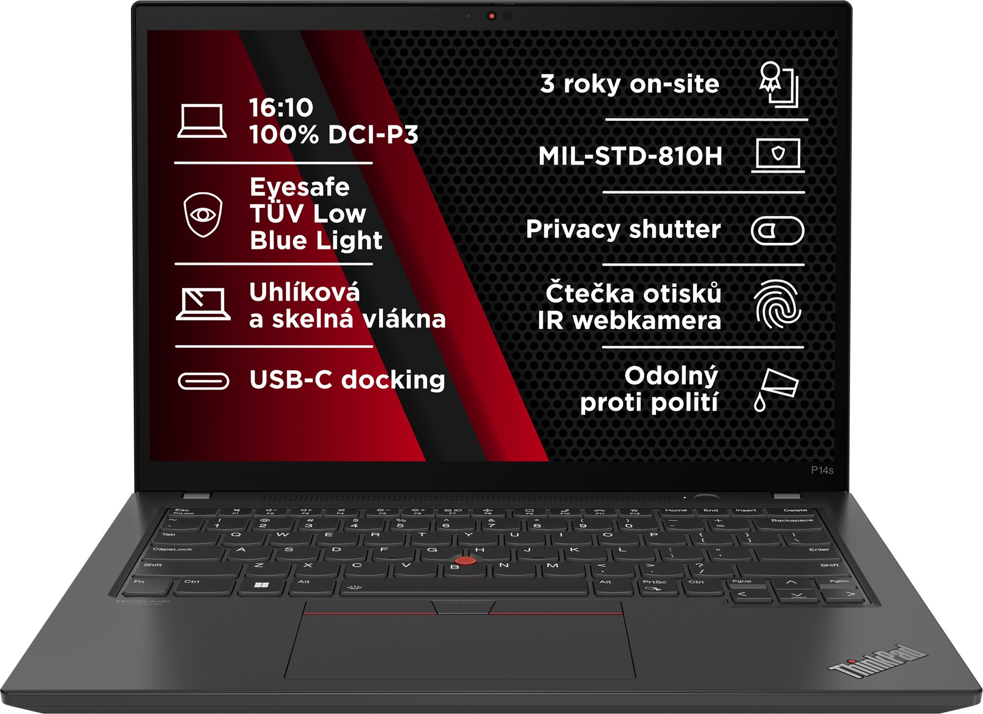 Lenovo ThinkPad P14s Gen 4 Villi Black Notebook
