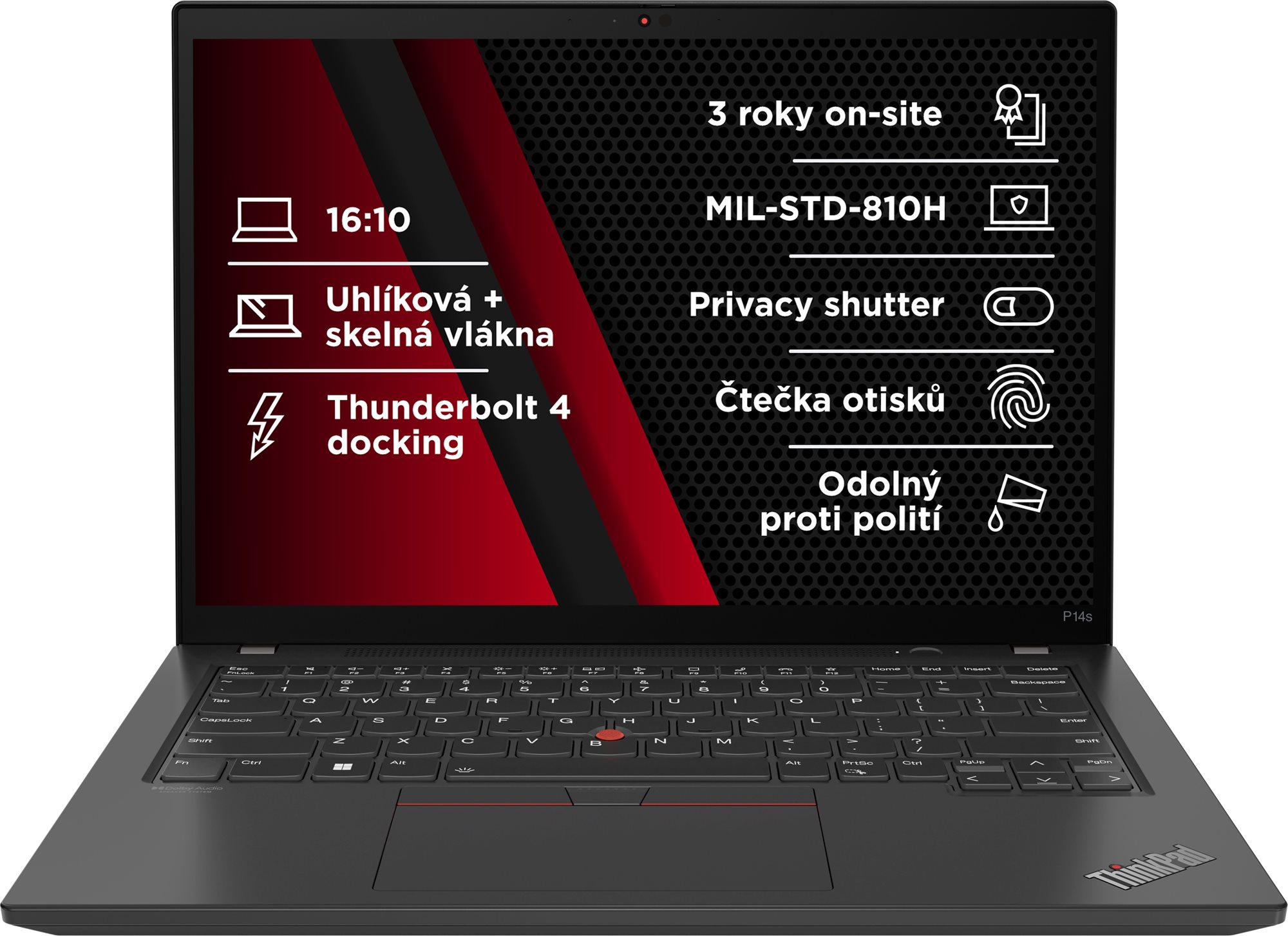 Lenovo ThinkPad P14s Gen 4 Villi Black Notebook