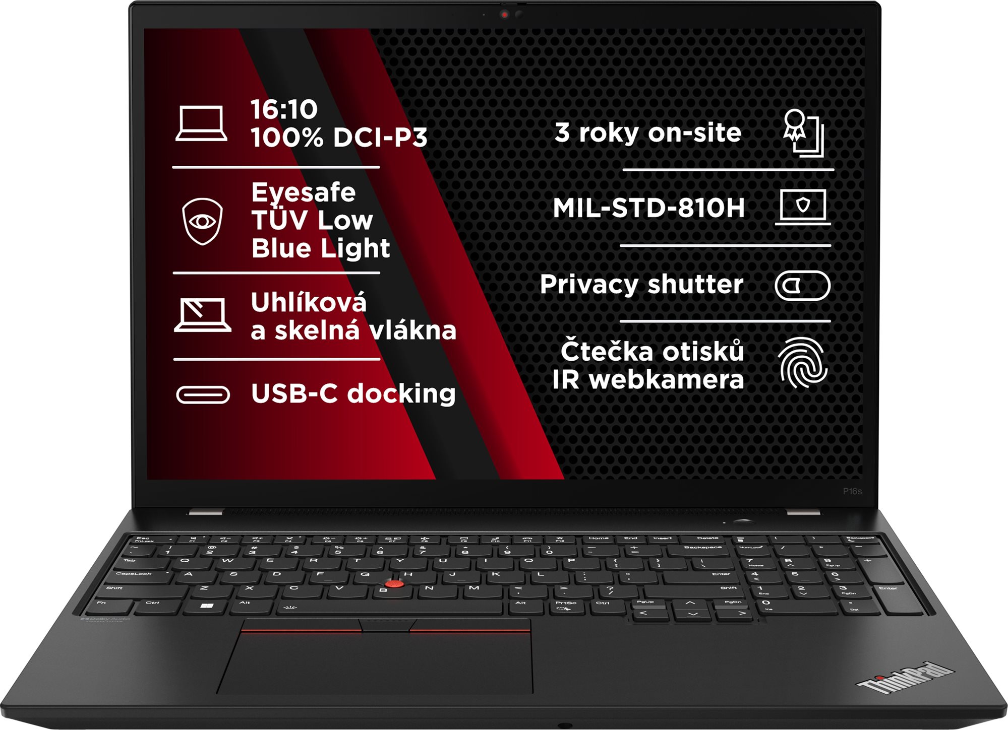 Lenovo ThinkPad P16s Gen 2 Villi Black Notebook