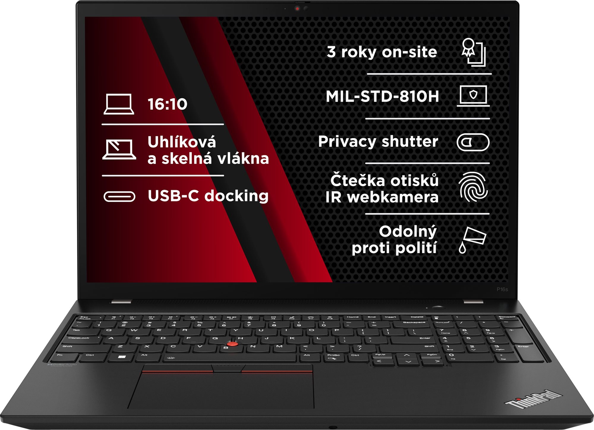Lenovo ThinkPad P16s Gen 2 Villi Black Notebook