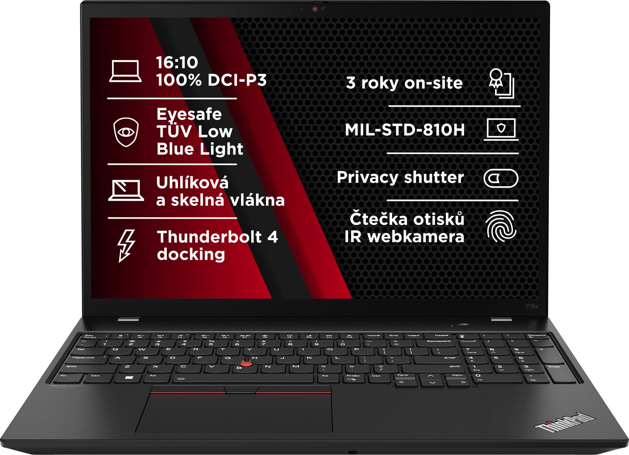 Lenovo ThinkPad P16s Gen 2 Villi Black Notebook