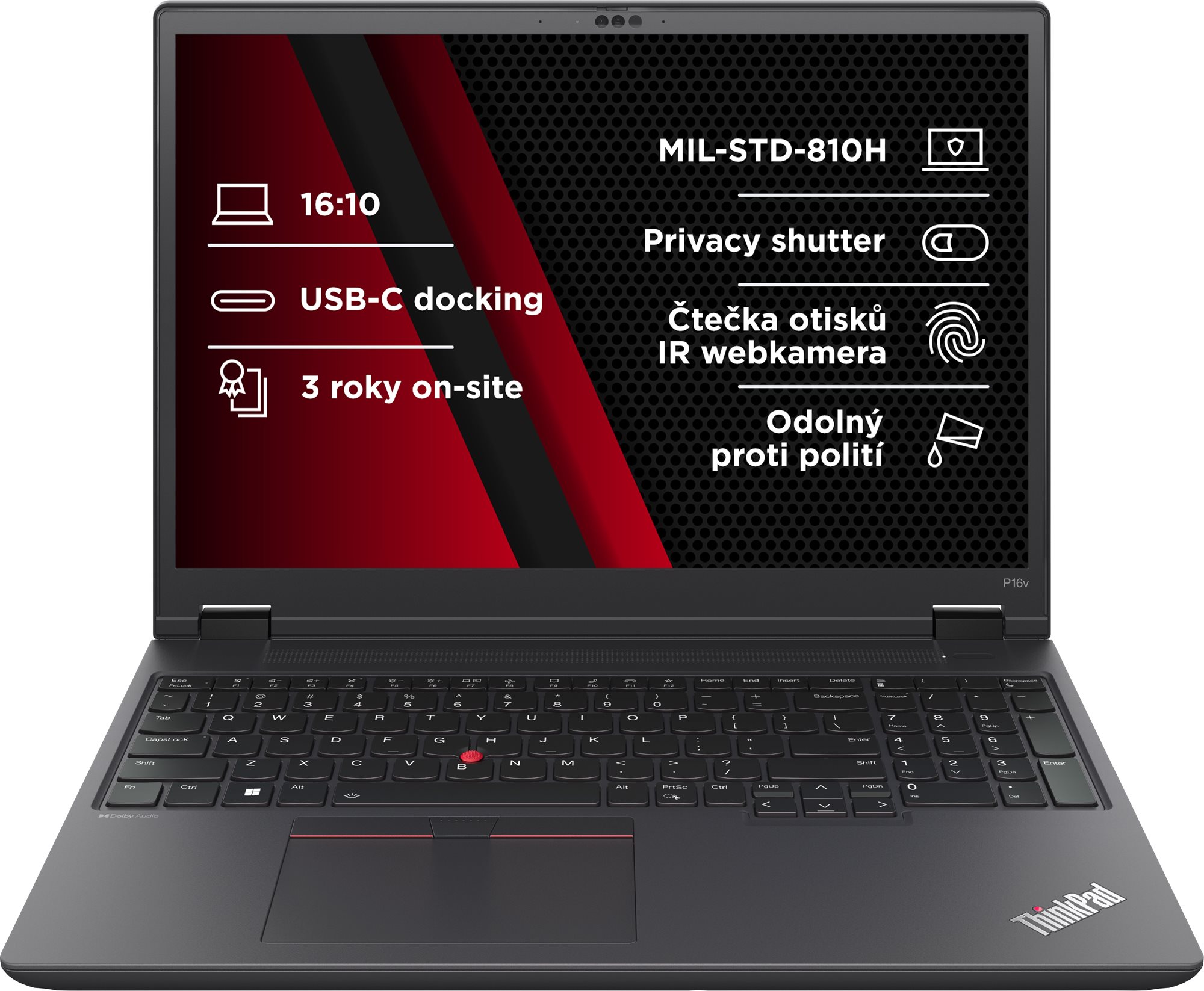 Lenovo ThinkPad P16v Gen 1 Thunder Black Notebook