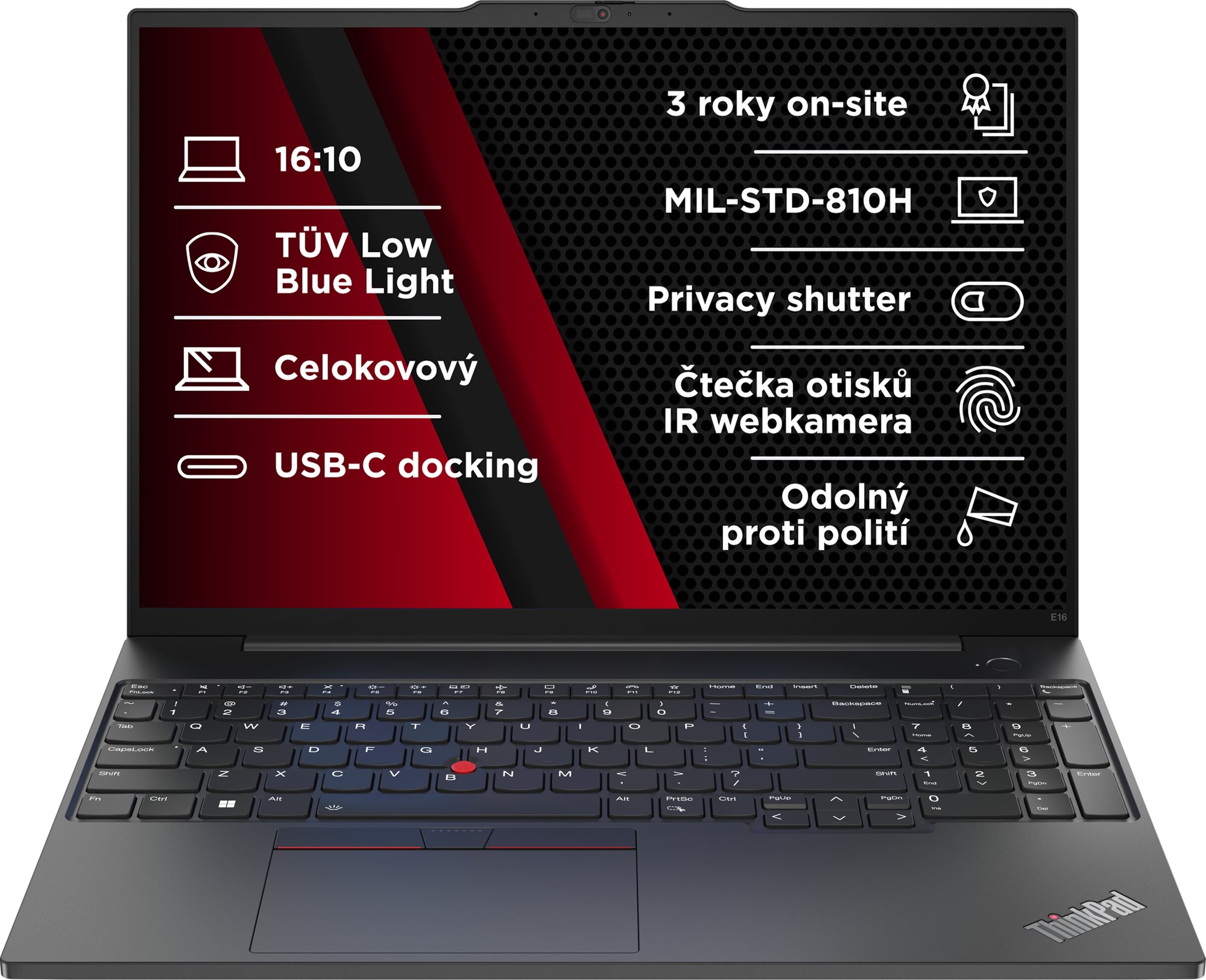 Lenovo ThinkPad E16 Gen 1 Graphite Black Notebook