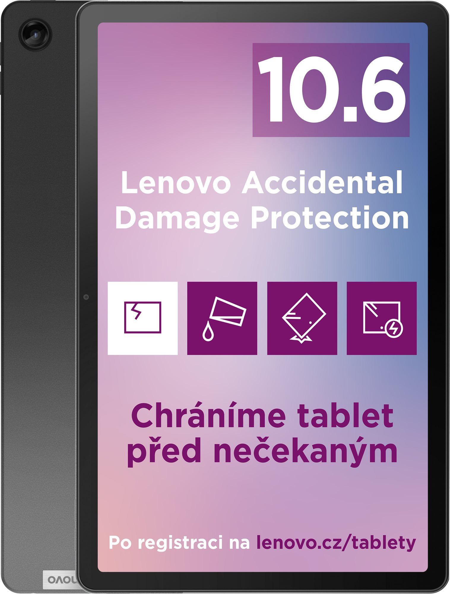 Lenovo Tab M10 Plus (3rd Gen) 4GB + 128 GB Storm Grey Tablet
