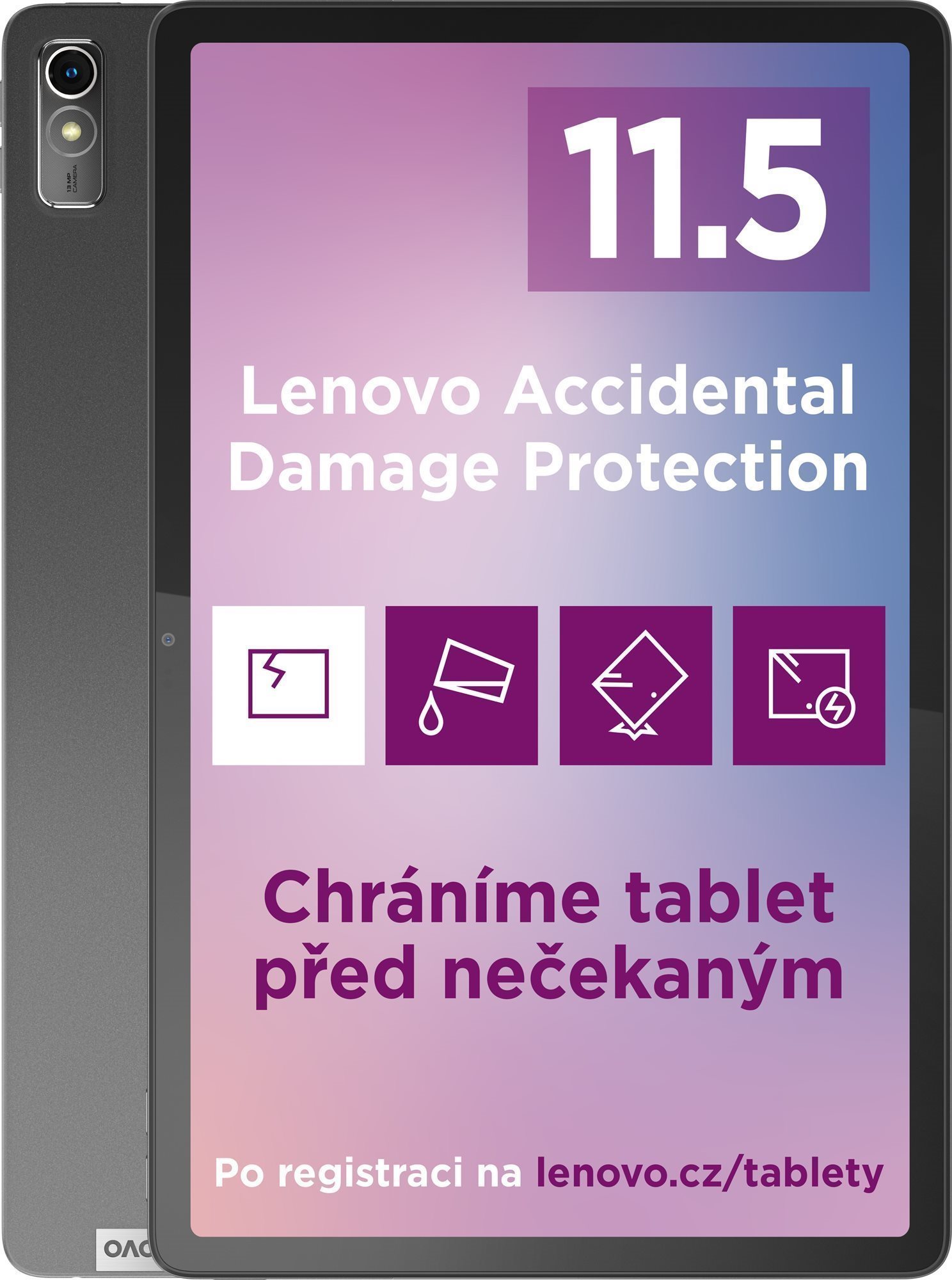 Lenovo Tab P11 (2nd Gen) 6 GB/128 GB sivý Tablet