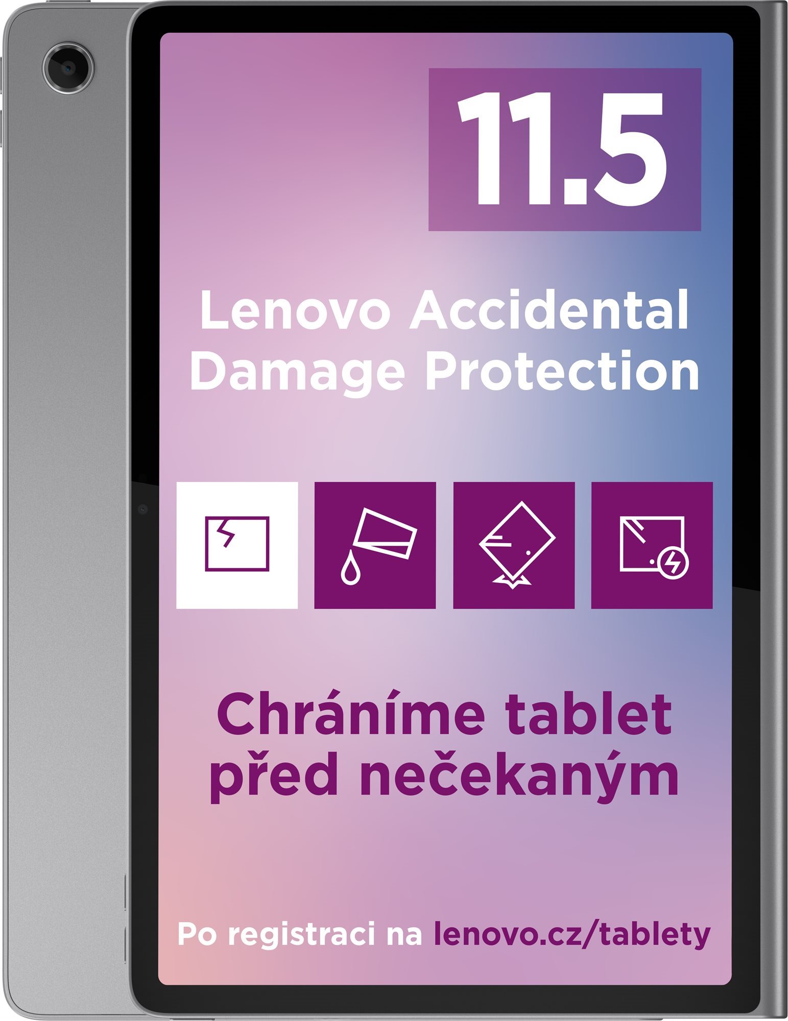 Lenovo Tab Plus 11.5" 256 GB Luna Grey Tablet