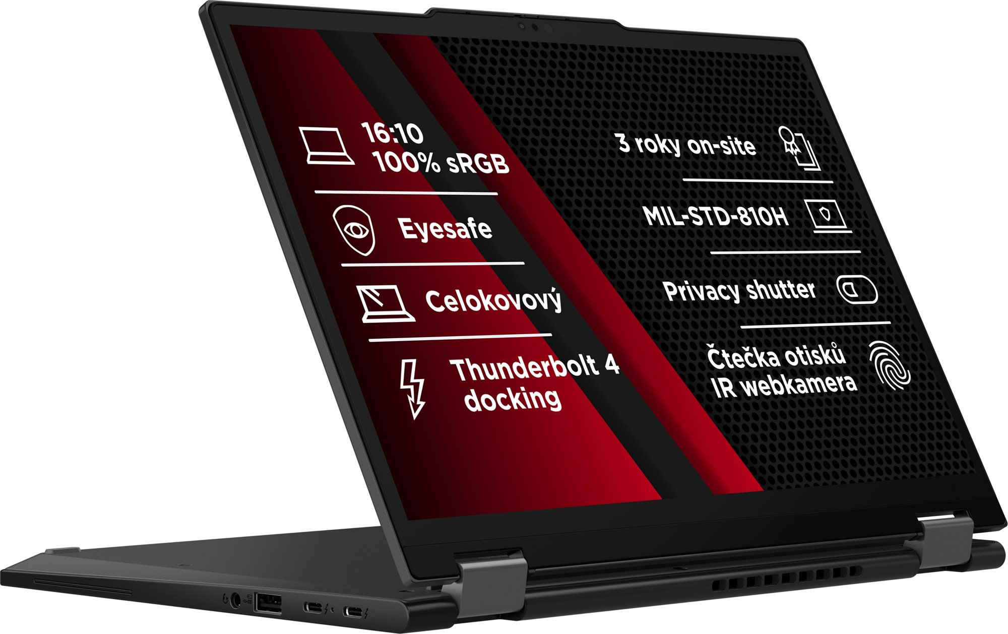 Lenovo ThinkPad X13 Yoga Gen 4 Deep Black + aktivní stylus Lenovo...