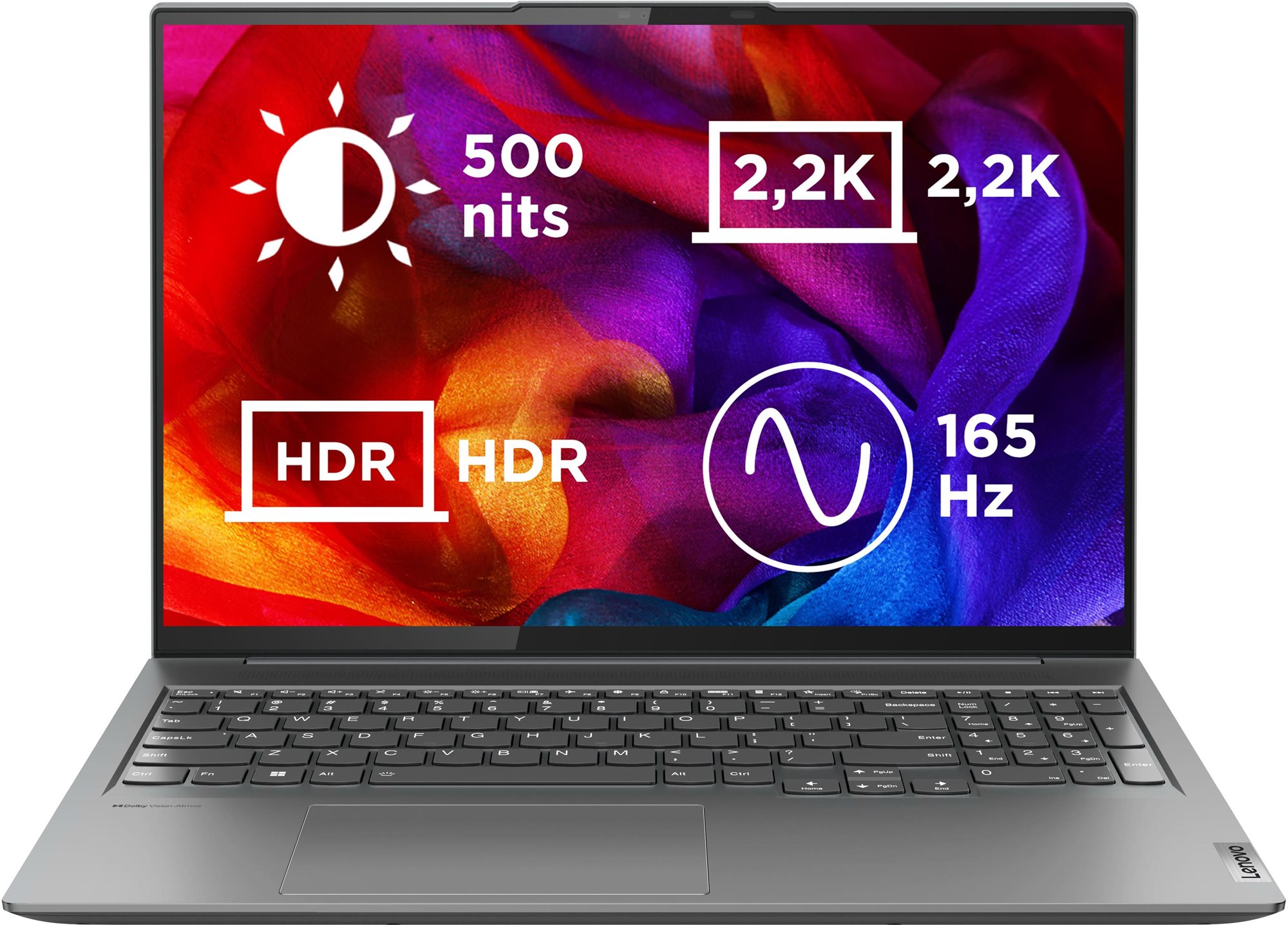 Lenovo Yoga Slim 7 Pro 16ARH7 Storm Grey celokovový Notebook