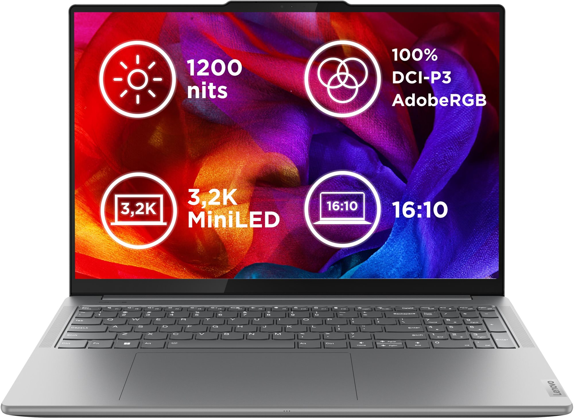Lenovo Yoga Pro 9 16IMH9 Luna Grey celokovový Notebook
