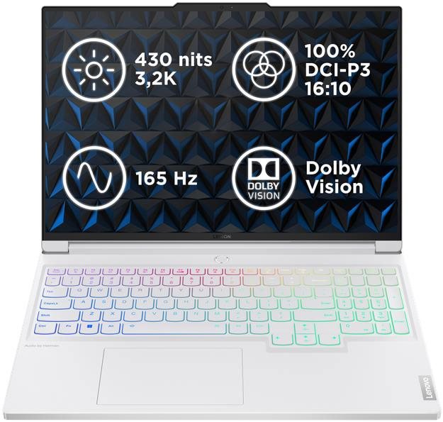 Lenovo Legion 7 16IRX9 Glacier White celokovový + podložka pod myš...