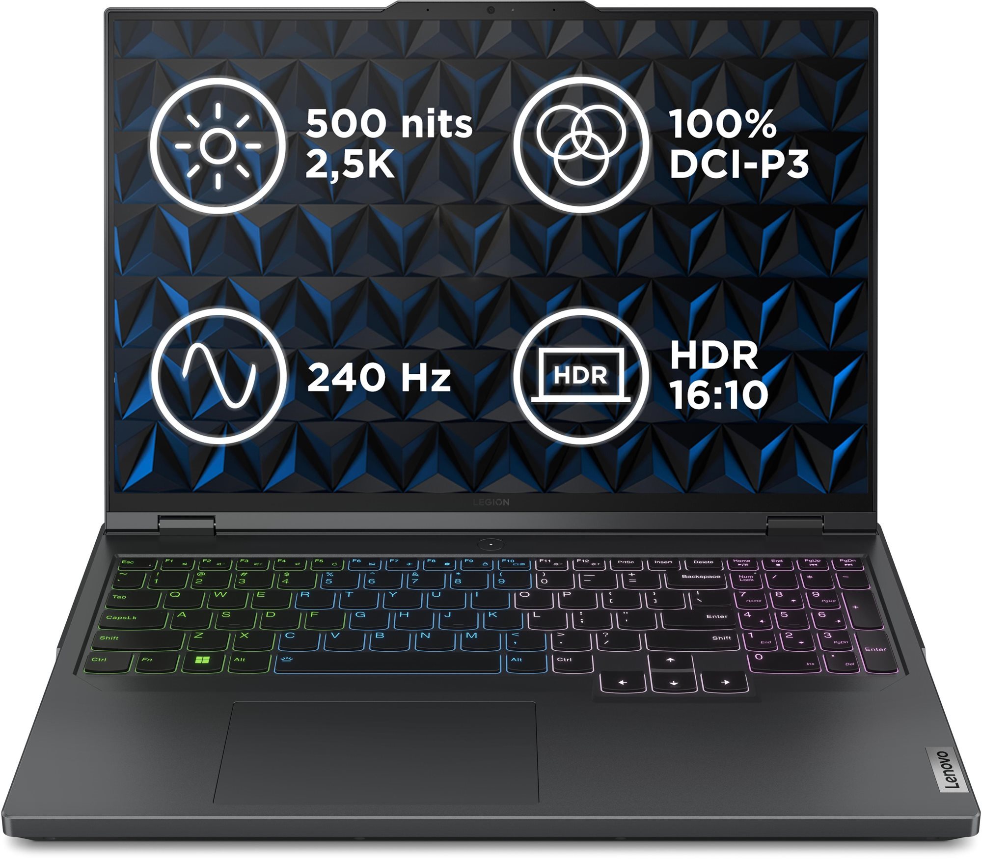 Lenovo Legion Pro 5 16IRX9 Onyx Grey kovový + podložka pod myš...