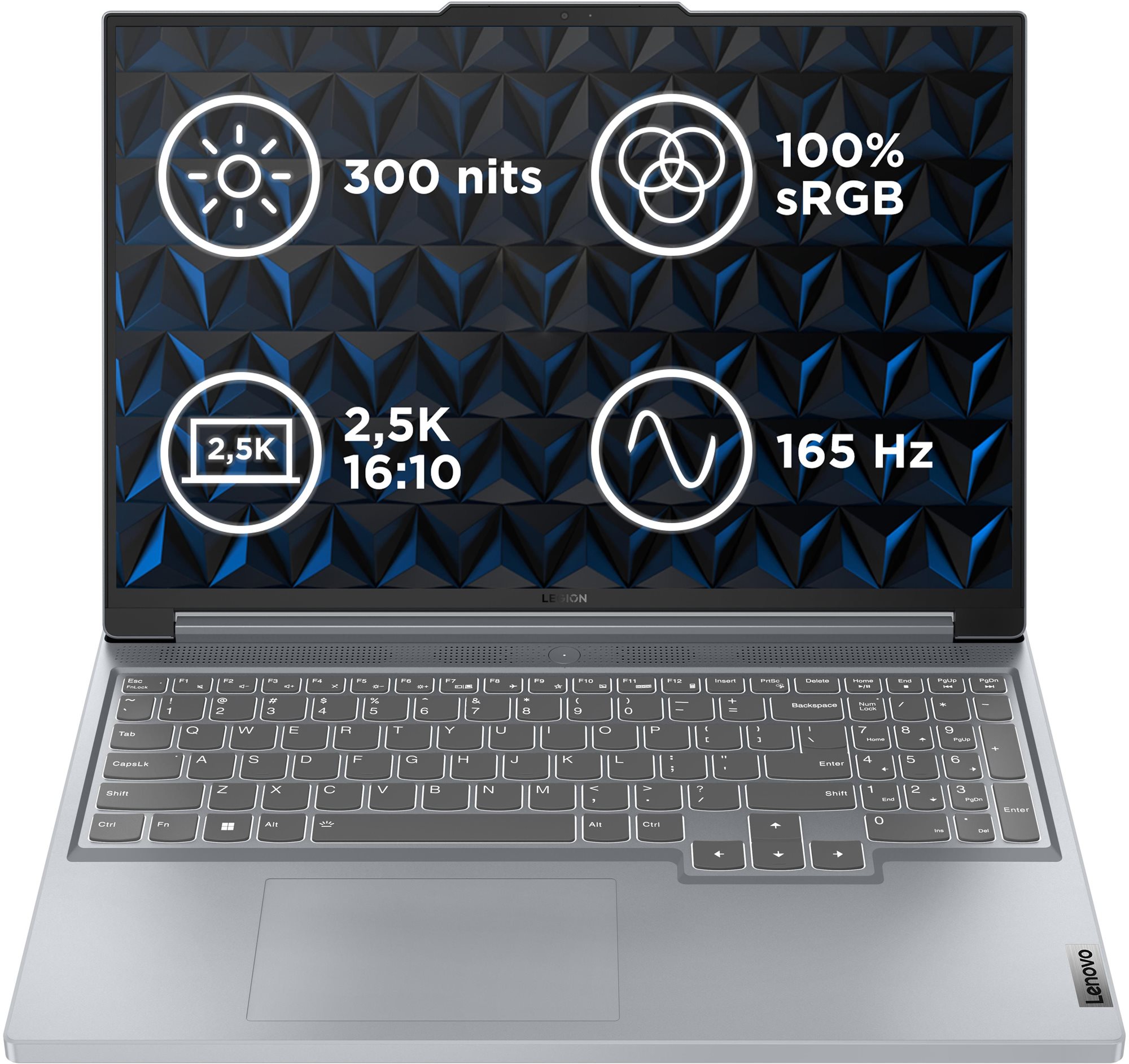Lenovo Legion Slim 5 16IRH8 Misty Grey kovový Herný notebook