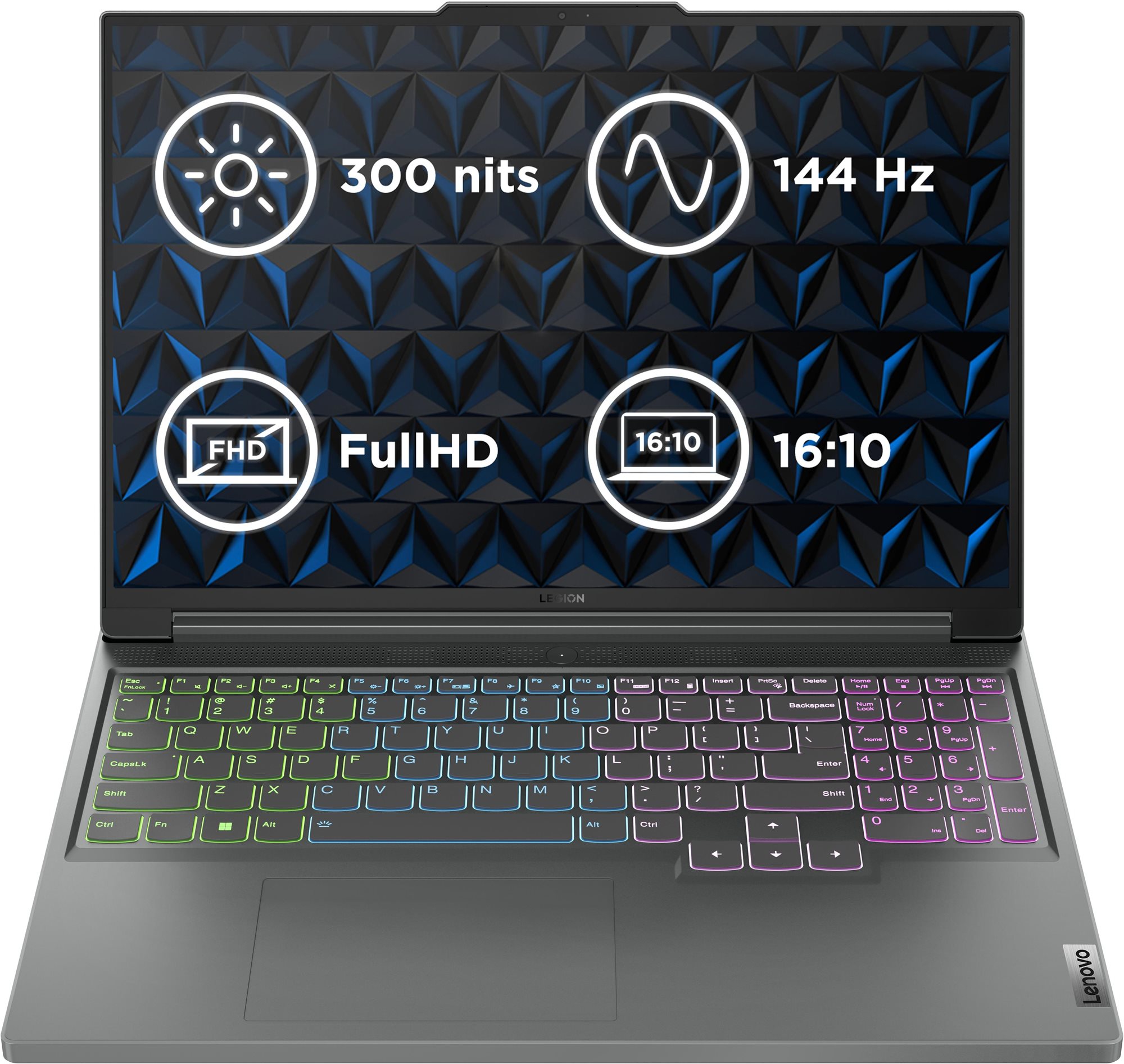 Lenovo Legion Slim 5 16IRH8 Storm Grey kovový Herný notebook