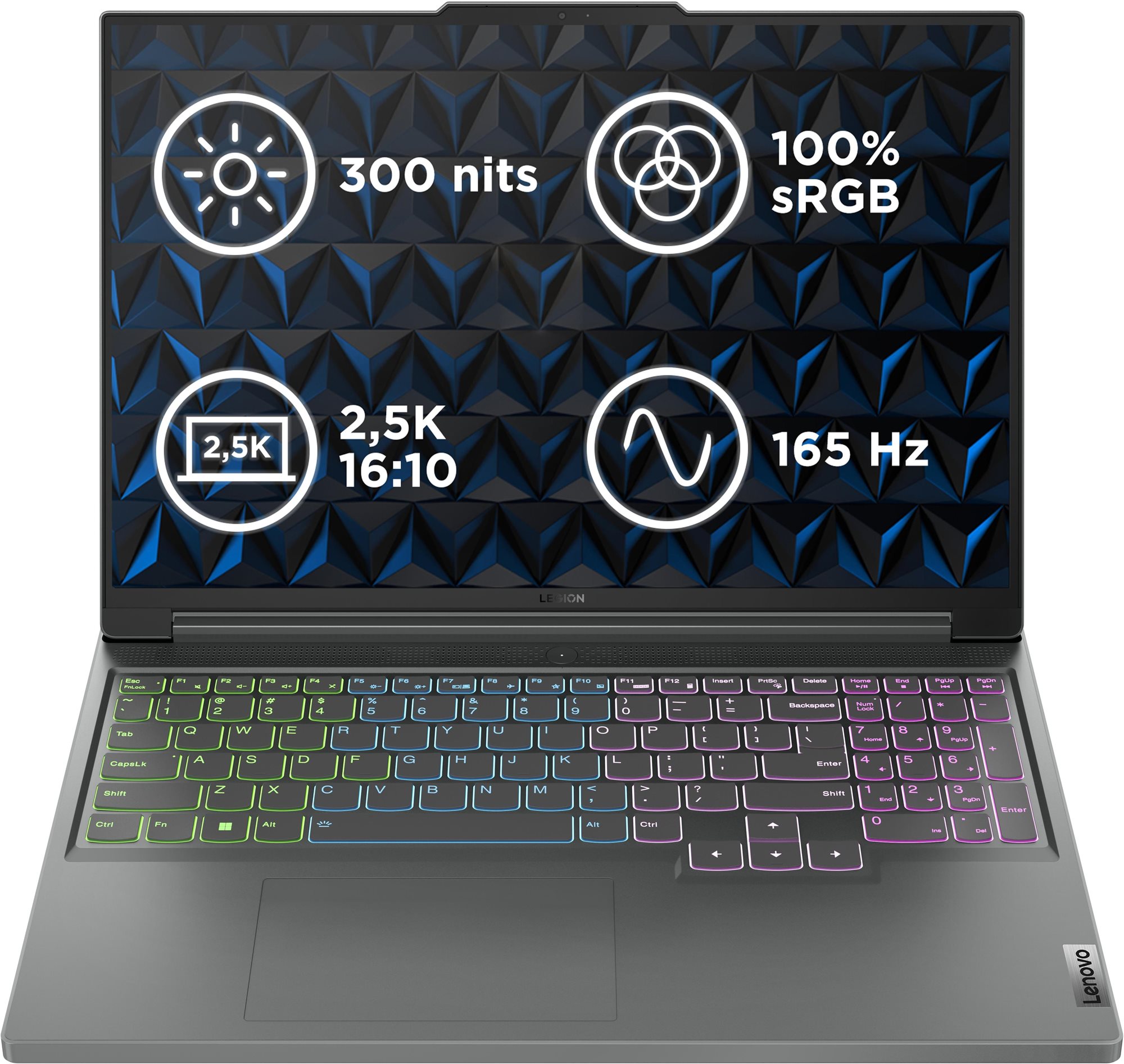 Lenovo Legion Slim 5 16IRH8 Storm Grey kovový Herní notebook