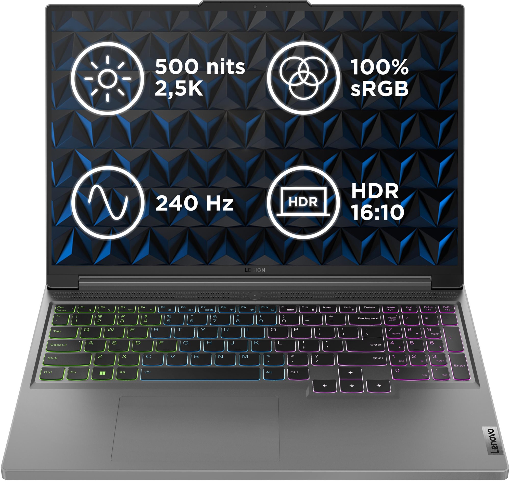 Lenovo Legion Slim 5 16AHP9 Luna Grey kovový + podložka pod myš...