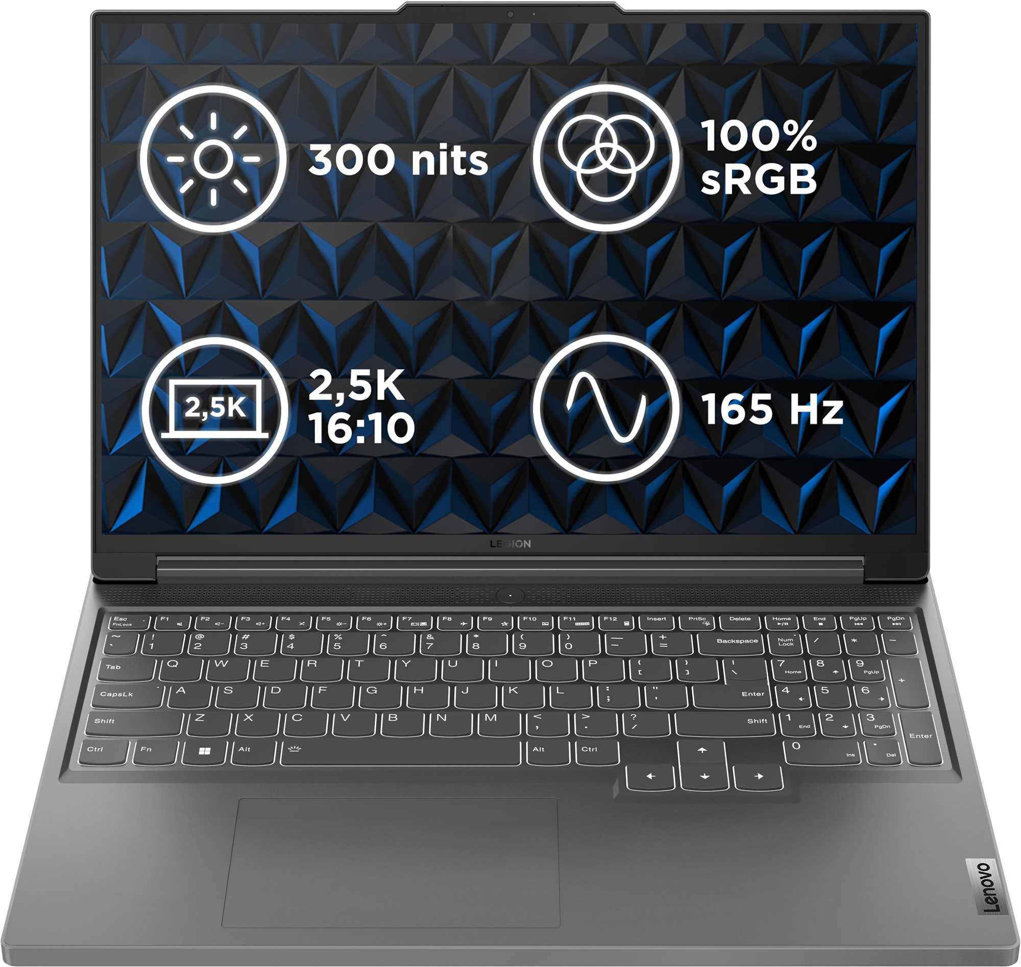 Lenovo Legion Slim 5 16IRH8 Storm Grey kovový Herní notebook