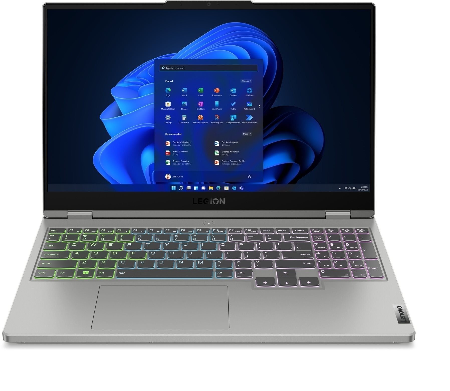 Lenovo Legion 5 15ARH7 - Cloud Grey Gamer laptop