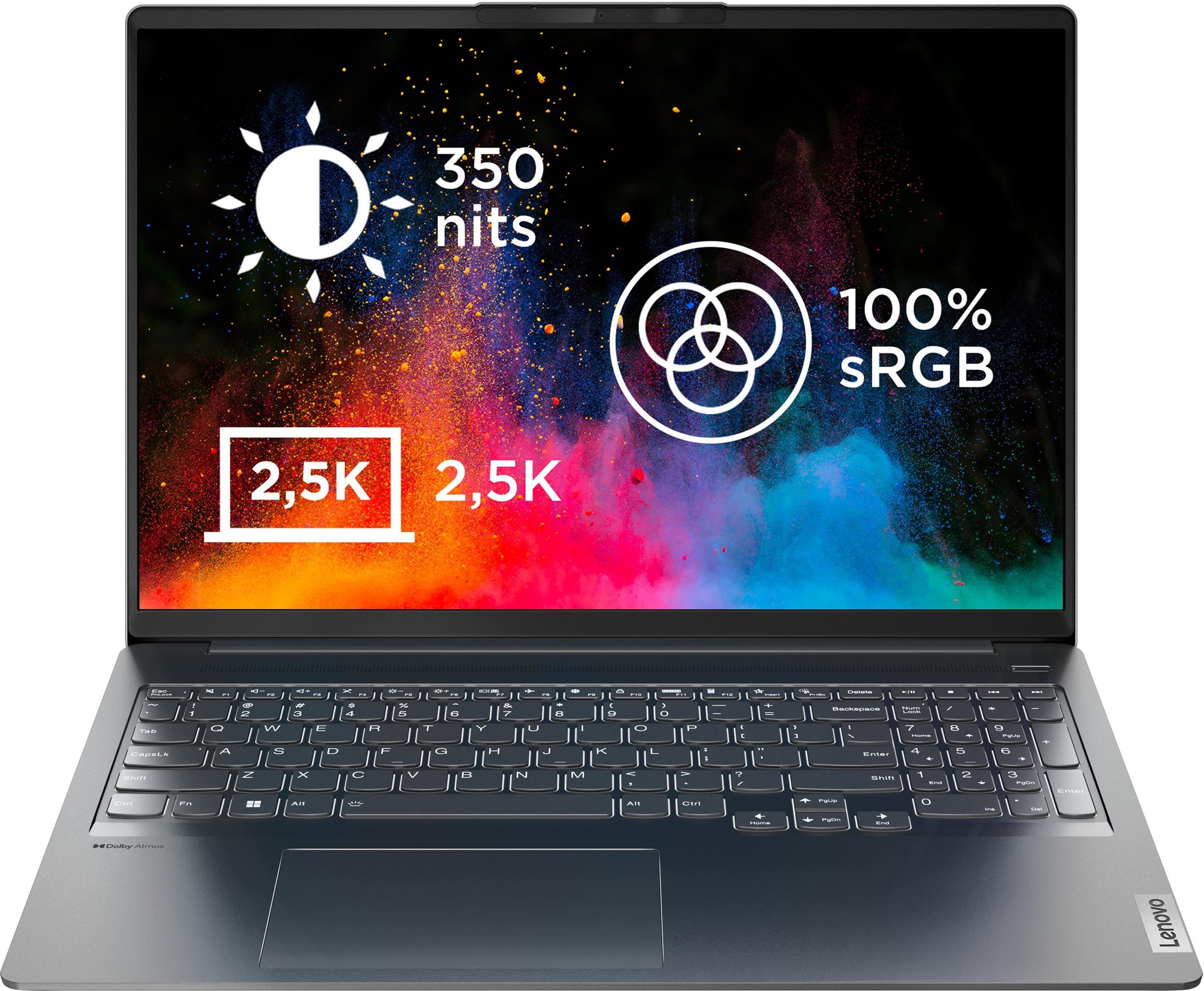 Lenovo IdeaPad 5 Pro 16IAH7 Storm Grey celokovový Notebook