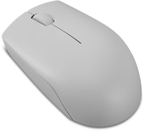 Lenovo 300 Wireless Compact Mouse (Arctic Grey) Maus