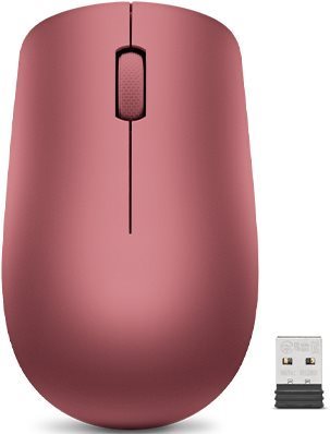 Lenovo 530 Wireless Mouse mit Akku - Cherry Red Maus