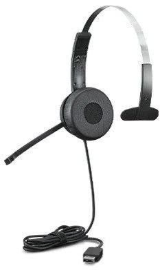 Lenovo 100 Mono USB Headset Headphones