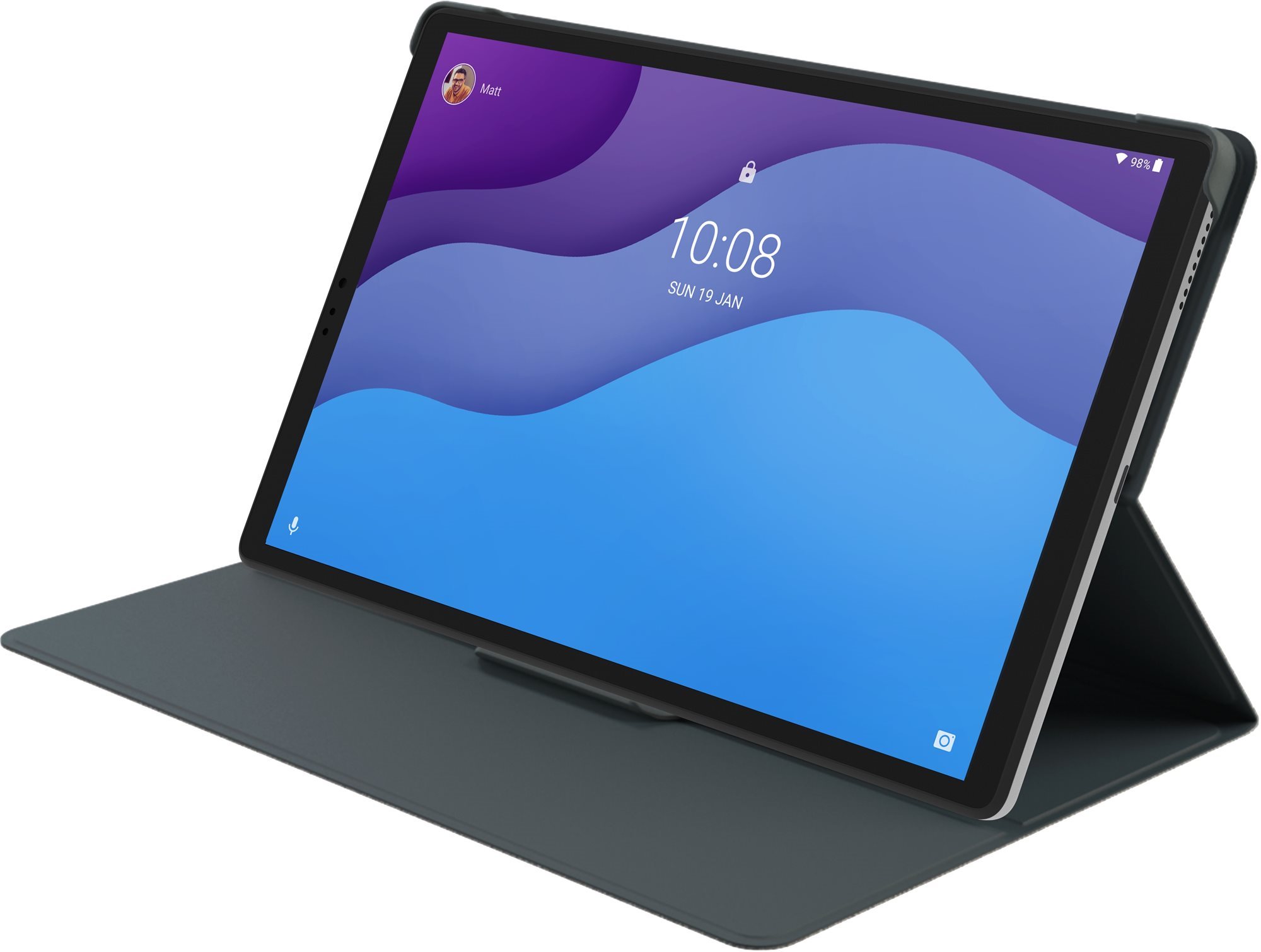Lenovo Tab M10 HD (2nd) Folio Case Black Tablet Case