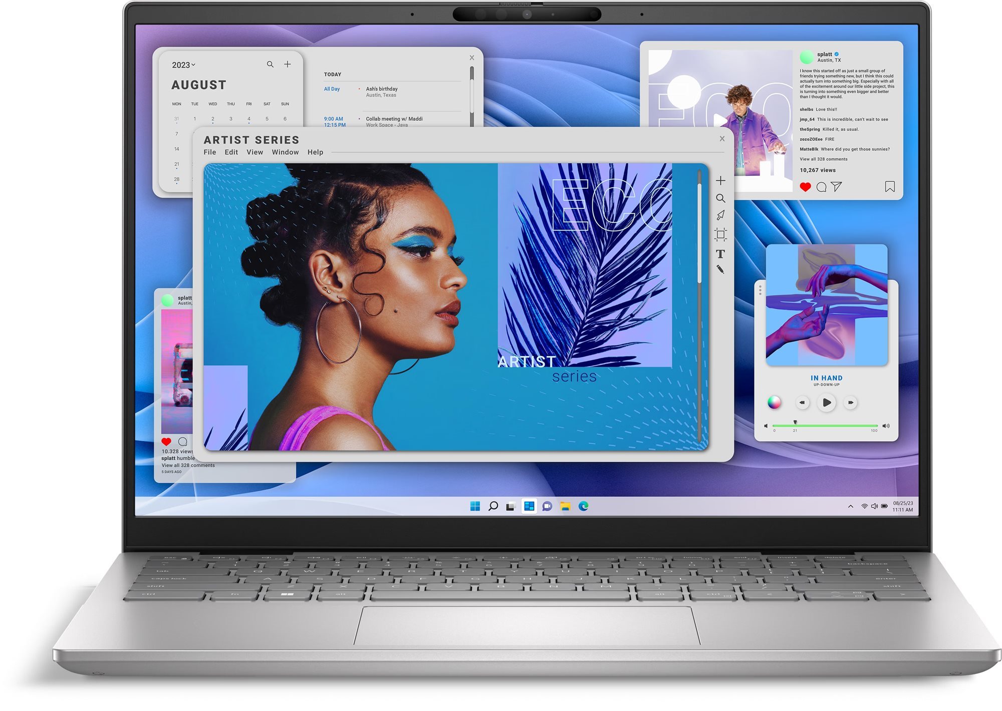 Dell Inspiron 14 Plus Silver Laptop