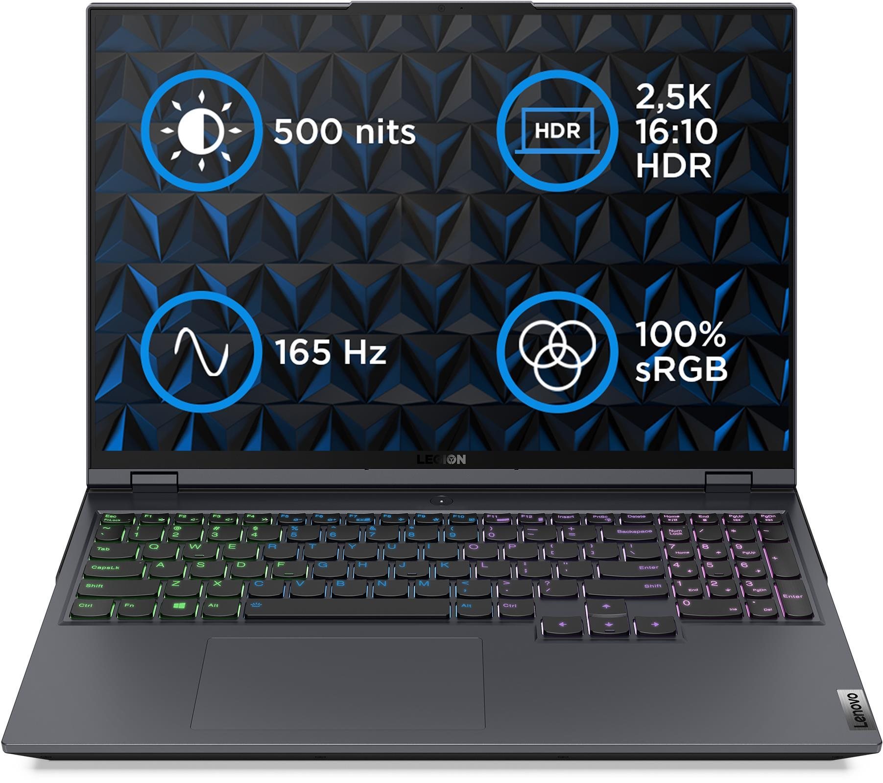 Lenovo Legion 5 Pro 16IAH7H Storm Grey Gamer laptop