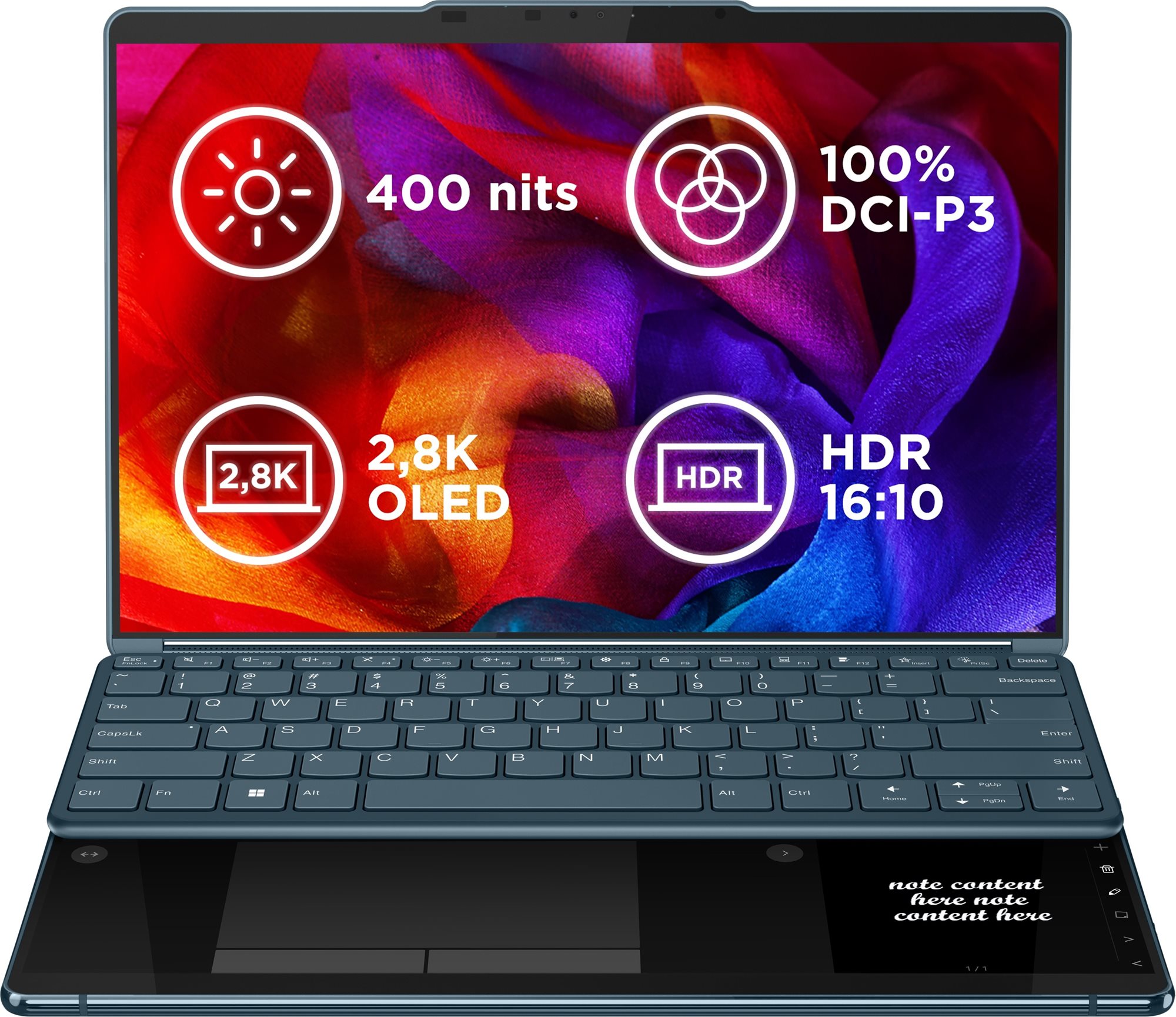 Lenovo Yoga Book 9 13IMU9 Tidal Teal Tablet-PC