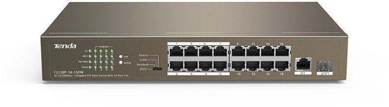 Tenda TEF1118P-16-150W Switch