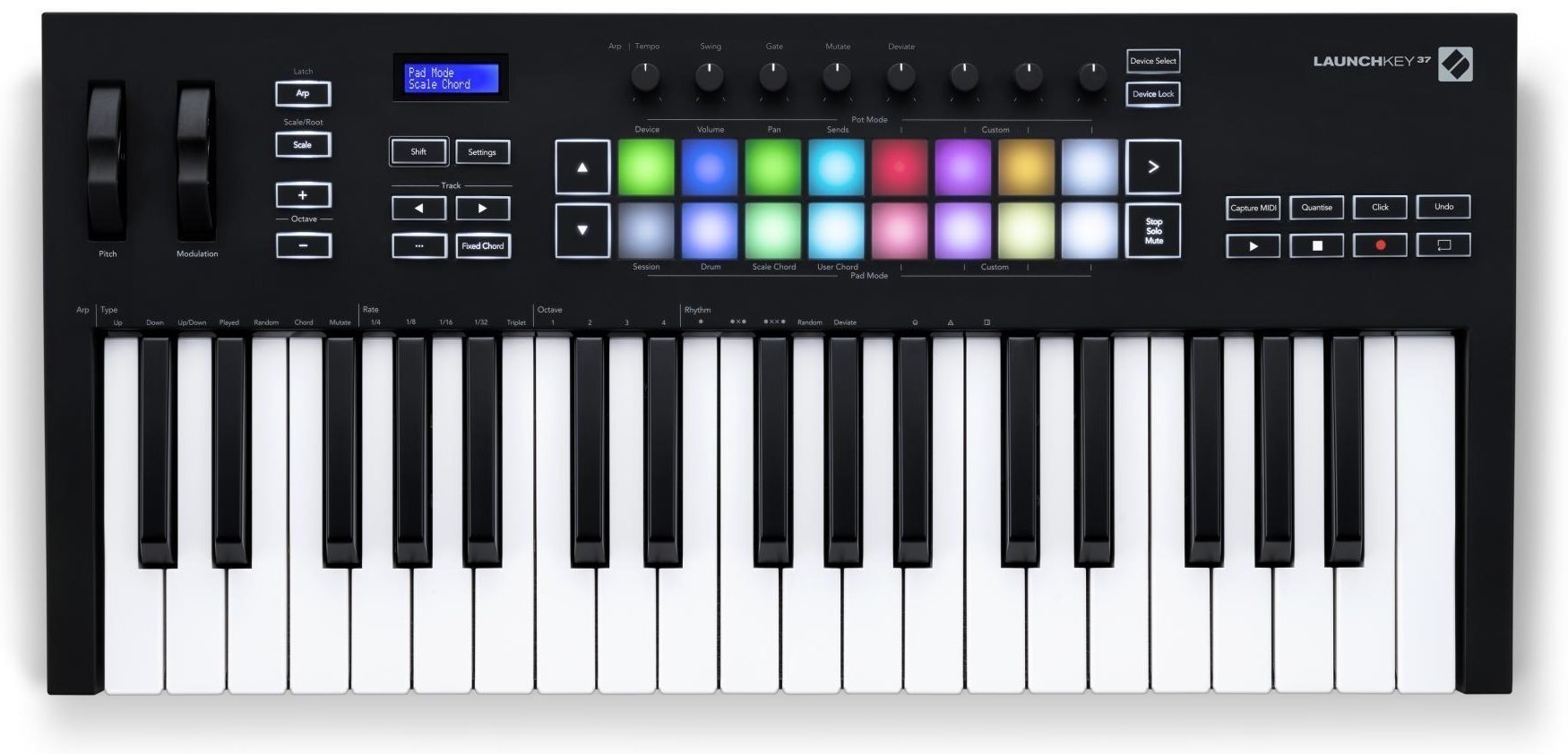 NOVATION Launchkey 37 MK3 MIDI-Keyboard