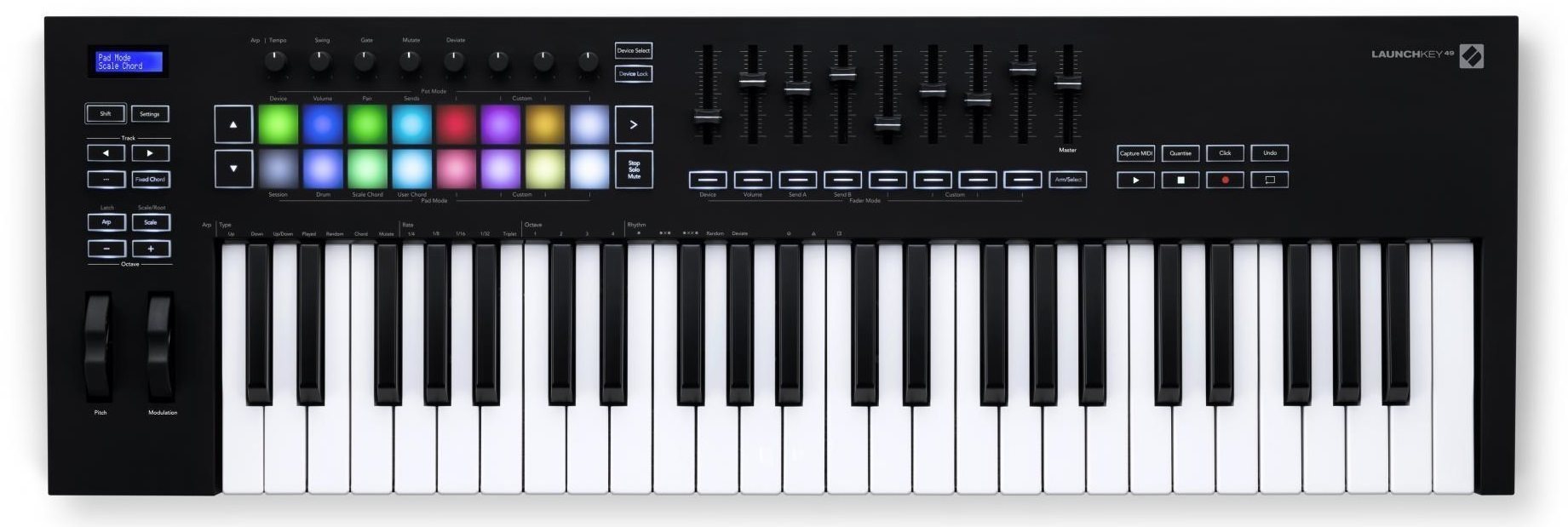 NOVATION Launchkey 49 MK3 MIDI klávesy