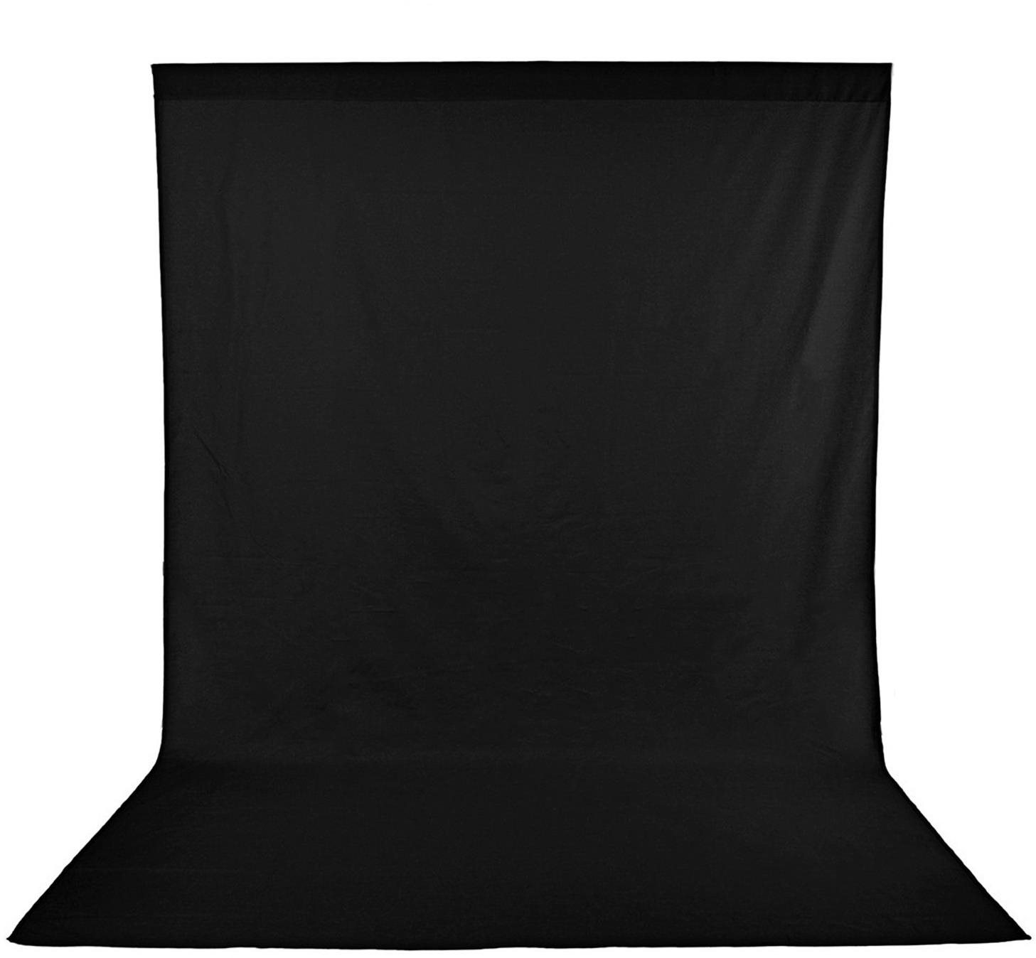 Neewer fotóháttér, 3x3,6 m, fekete Fotóháttér