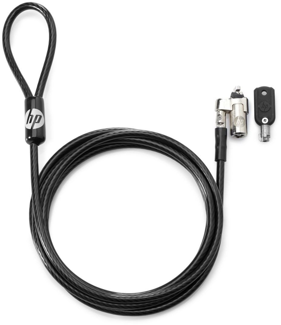 HP Keyed Cable Lock 10 mm Bezpečnostný zámok