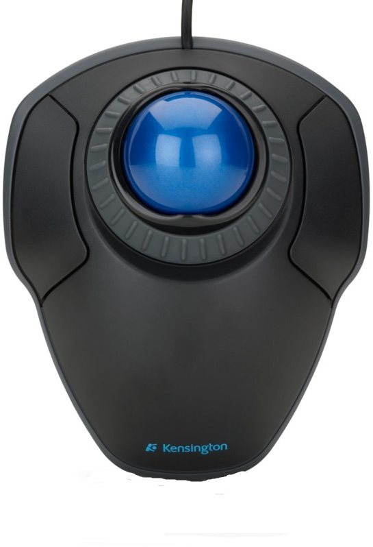 Kensington Orbit, optikai, fekete/kék Hanyattegér