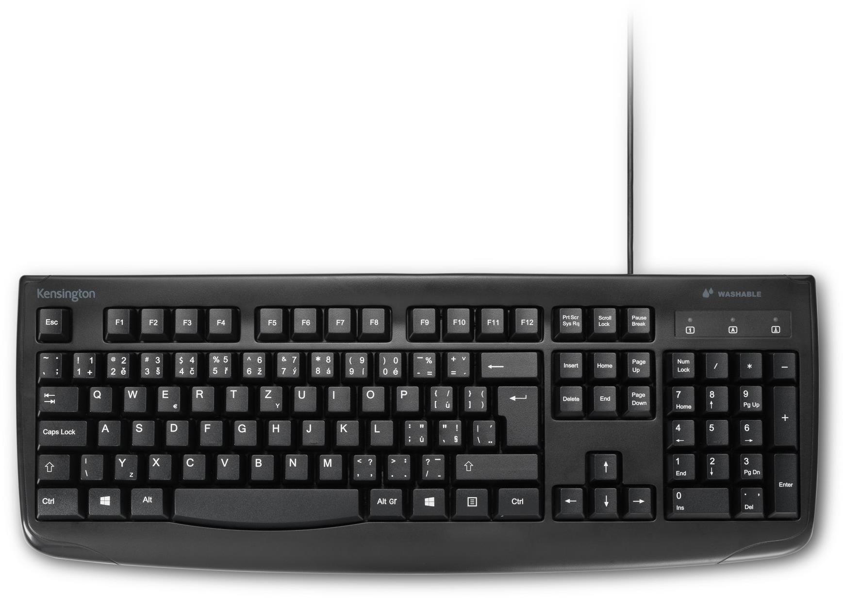 Kensington Pro Fit® Washable USB Keyboard – CZ Klávesnica