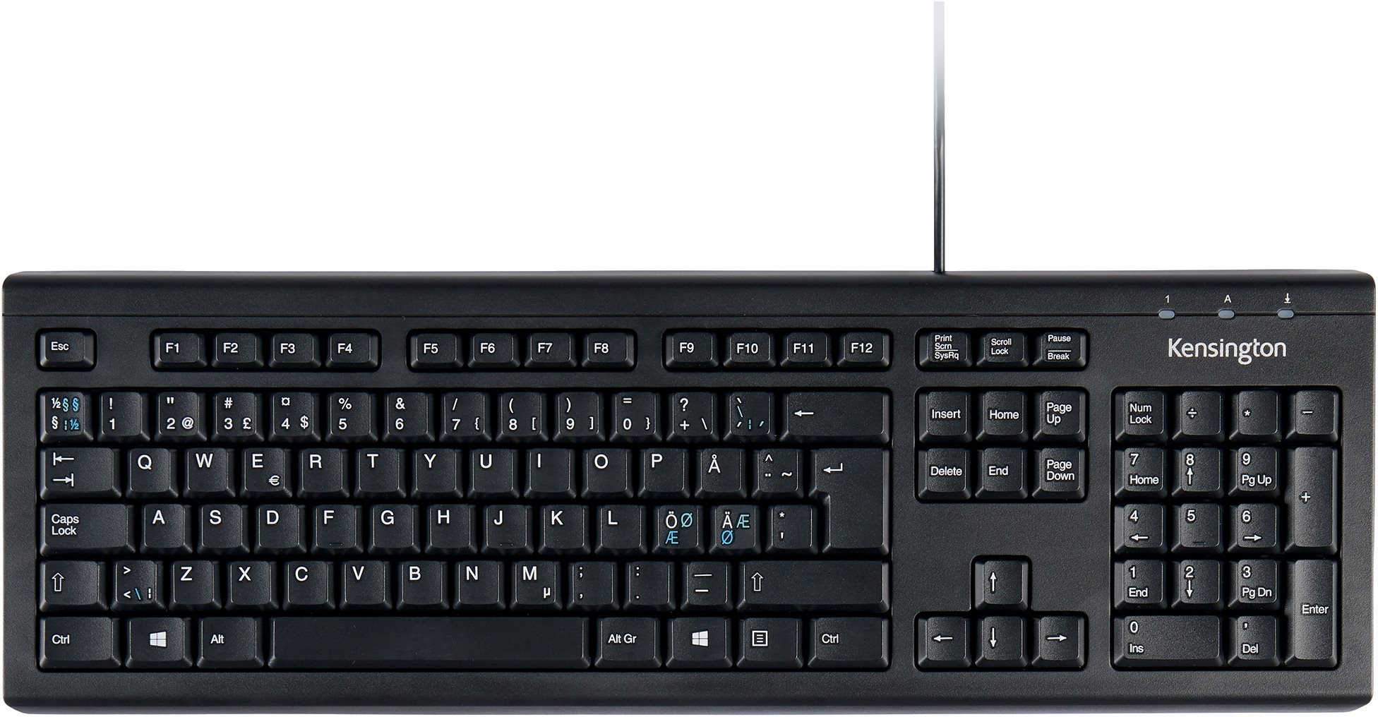 Kensington ValueKeyboard, fekete - CZ Billentyűzet