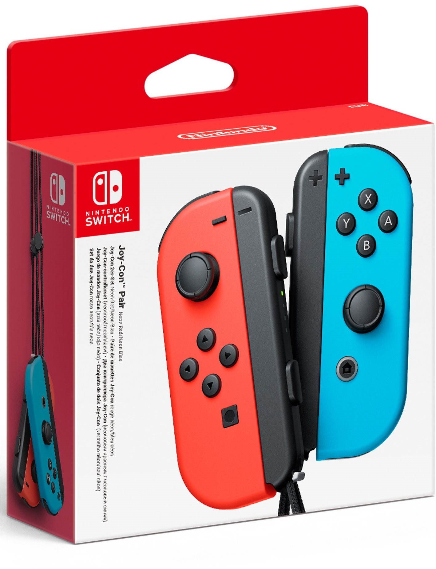 Nintendo Switch Joy-Con ovládače Neon Red/Neon Blue Gamepad