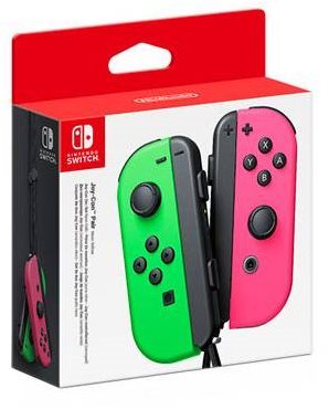 Nintendo Switch Joy-Con ovladače Neon Green/Neon Pink Gamepad