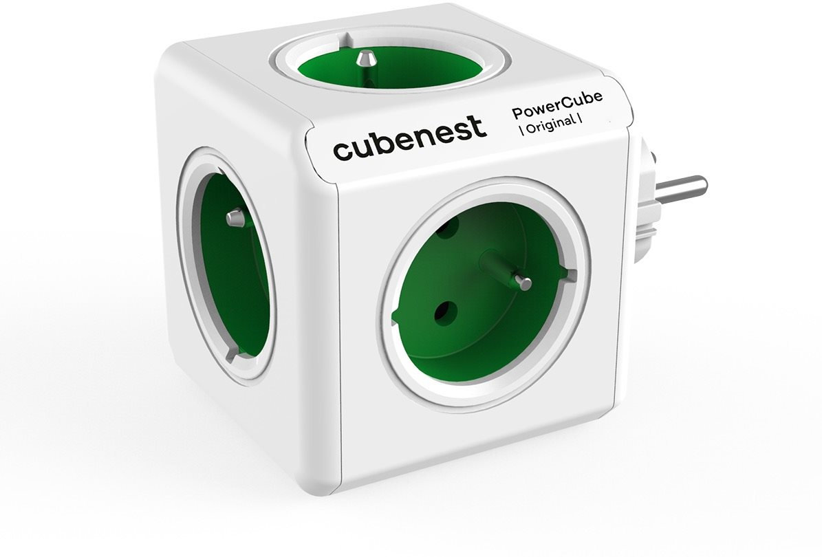 Cubenest Powercube Original, 5× aljzat, fehér/zöld Aljzat