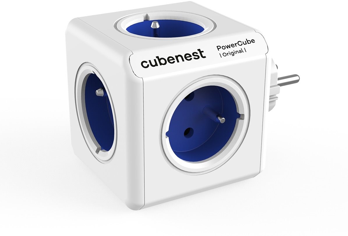 Cubenest Powercube Original, 5× aljzat, fehér/kék Aljzat