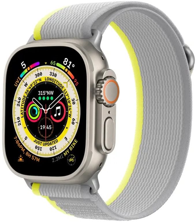 Cubenest Trail Loop BEIGE with yellow/white (42-49mm) Armband