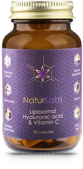NaturLabs Kyselina hyaluronová + Vitamín C lipozomálny, 120 kapsúl...