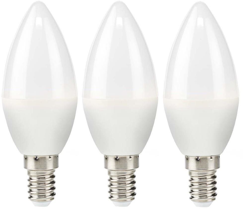 Nedis LED-Glühbirne, E14, Kerze, 2,8 W, 250 lm, 2700 K, 3 Stück...