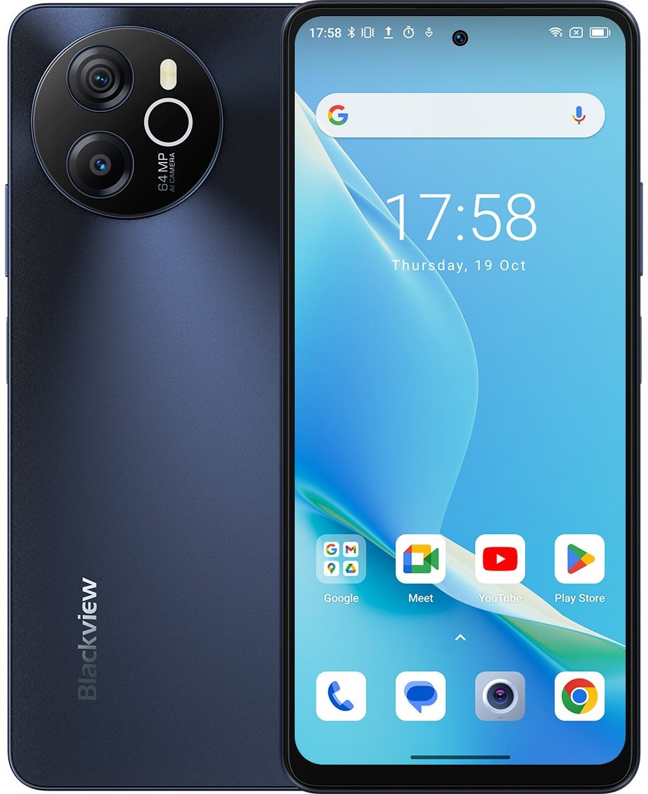 Blackview Shark8 8GB / 128GB, szürke Mobiltelefon