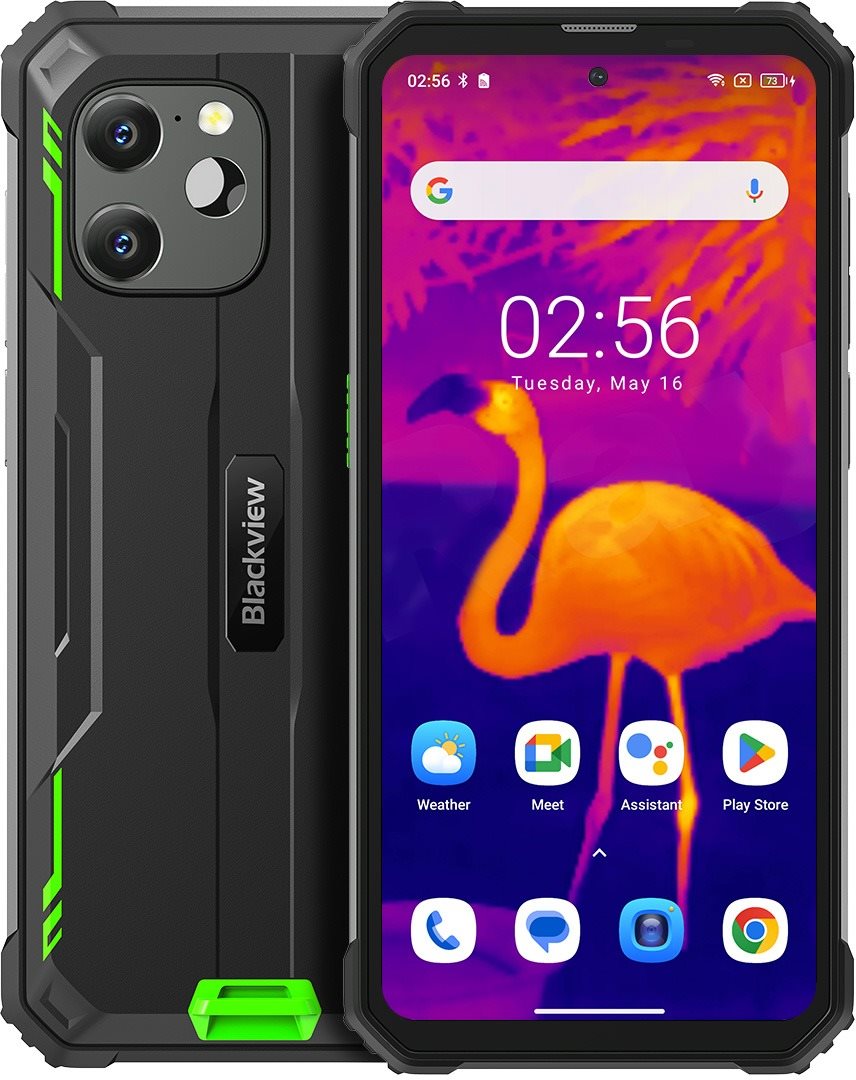 Blackview BV8900 8GB / 256GB - zöld Mobiltelefon