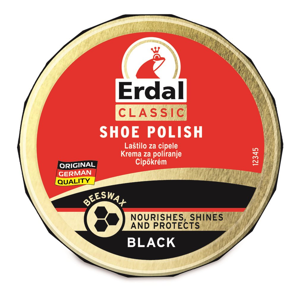 ERDAL Krém na černou obuv 55 ml Krém na boty