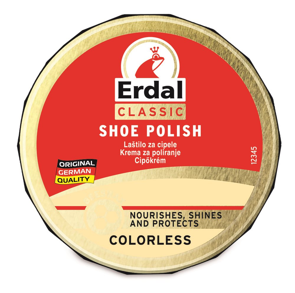 ERDAL Bezbarvý krém na obuv 55 ml Krém na boty